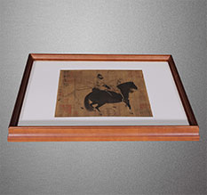 无棣书画装裱配框服务案例